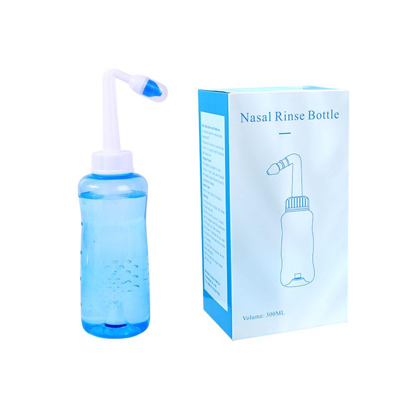 Nasal Irrigator, Zamo, Nasal Wash, Sinus Cleaning, Nasal Decongestion, Blue Color, 2X Tips, 300Ml