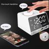 Radio Digital Desk Clock BT Speaker Creative Music Alarm Clock Display with Dual USB Interface Support U Disk TF Card FM