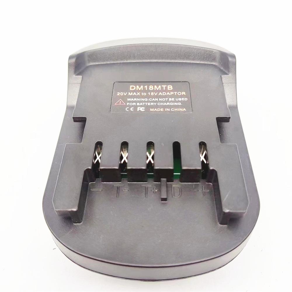 Преобразователь аккумулятора для Dewalt Milwaukee 18V/20V в Metabo 18V Li-Ion адаптер для инструмента