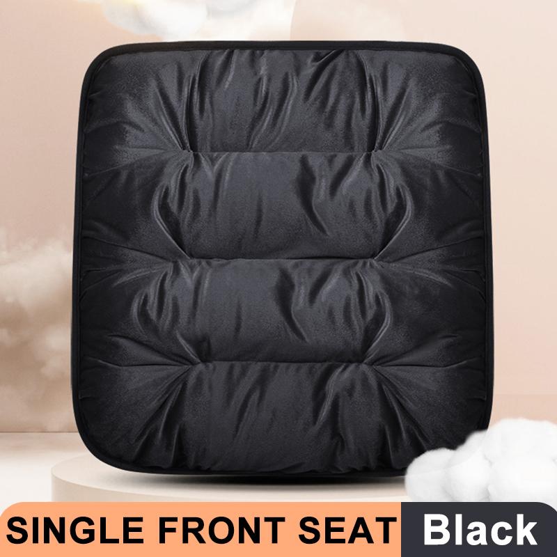 SEAMETAL Подушка на сиденье автомобиля Плюшевая подушка на сиденье водителя Нескользящая для транспортных средств Офисное кресло Дом Автомобильная накладка Чехол для сиденья
