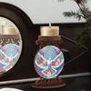 Wooden Desktop 5D DIY Diamond Painting Art Candle Holder Diamond Painting Desktop Tea Light Candle Holder Unique Artistic Gift