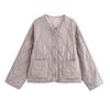 Kaslead New Arrival Women's Clothing Fashion Style Stylish Simple and Versatile Cotton Jacket Outwear 4341762