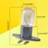 2 шт. Лампа для микроволновой печи 2A 250V 20W 2-контактная лампа-замена для лампы подсветки микроволновой печи, простая установка