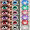Косплей Цветные Контактные Линзы 1 пара Розовые Фиолетовые Линзы Аниме Ролевая Игра Макияж Глаз Мягкие Линзы Модная Косметика