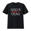 Mens God S Not Dead T Shirt Black 2X Large vintage Washed Top For Everyday Wear Versatile Comfortable homme graphic Stylish