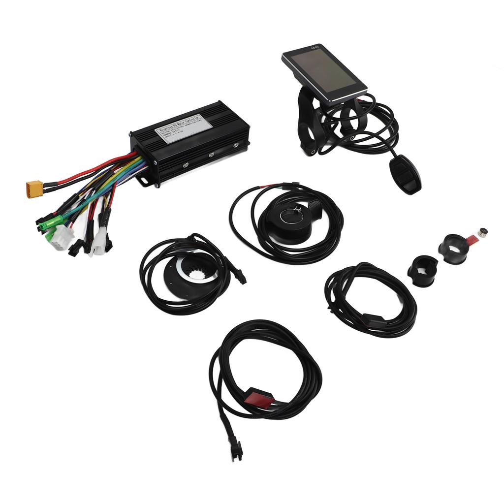 Electric Bike Bicycle Scooter 24V 36V 48V 26A 3 Mode Controller GD06 Display Set with Power Assist Sensor 130x Thumb