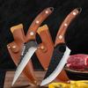 Stainless Steel Meat Cleaver Forged Boning Knife Professional Kitchen Knives Chef Knife Fish Knife Cooking Tool with Cover