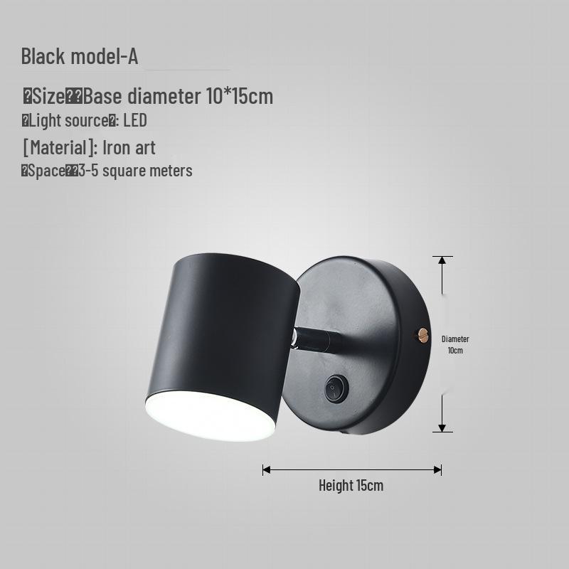 Скандинавский минималистичный светодиодный настенный светильник для гостиной, спальни или прихожей