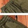 Зимние теплые брюки для мужчин, повседневные брюки-карго цвета хаки, хлопковые брюки-карго с эластичной резинкой на талии, флисовые мешковатые брюки, молодежные модные мужские брюки