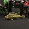 Vintage Brass Ocean Fish Watching Fishes Sea Animals Model Fishbowl Decoration Action Figures Education Miniature