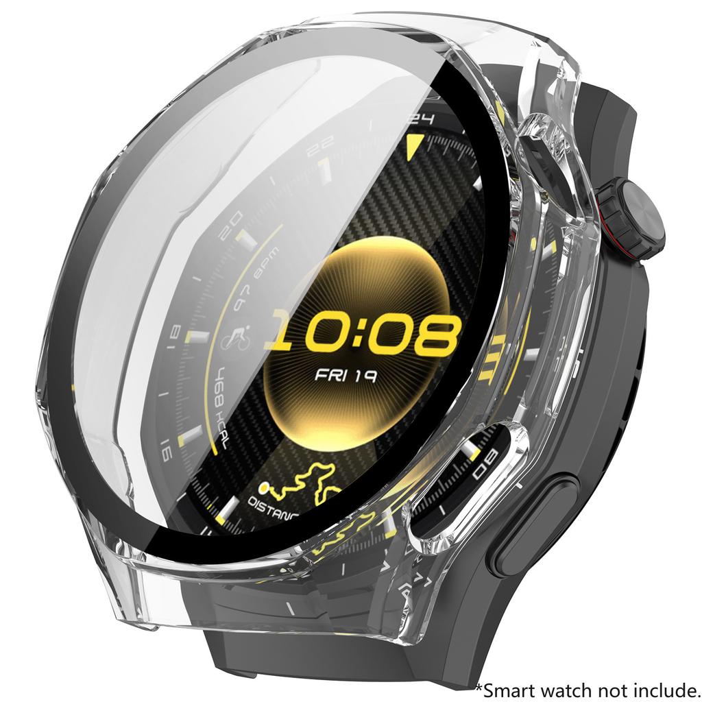 Полный защитный чехол для Huawei Watch GT 6 Pro 46 мм Чехол-защита экрана GT6 Pro 46 мм Чехол-оболочка PC 2-в-1 + Закаленное стекло