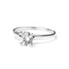 From New Ring White Gold 10K Single Ring Engagement Ring Proposal Wedding Ring Present Women [Gift York] Women's 0.85ct