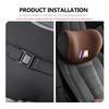 For BMW Car Seat Headrest Neck Pillow Waist Lumbar Support Cushion E70 E91 E30 G30 E53 M3 M5 X6 X4 X7 E92 E93 X1 X3 X5 HC0