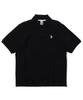 Booby Polo Short Sleeve Polo Shirt, Shirt, CH02-1239 (L, K001 Black)
