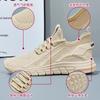 Shoes Women's 2025 Summer New Single Shoes Casual Breathable Running Shoes Air Cushion Sports Shoes