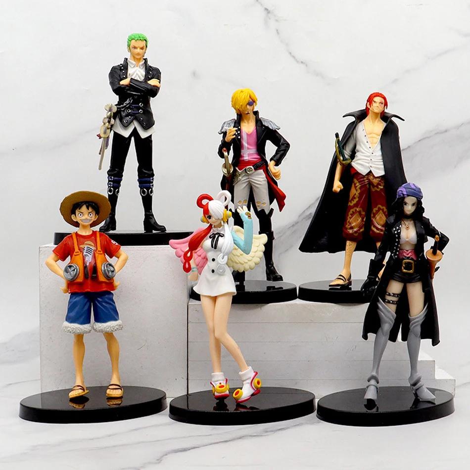 Фигурка One Piece Театральная версия Фильм Манки Д. Луффи Робин Шанкс Ророноа Зоро Аниме Фигурка Действия Модель Кукла фанаты Игрушка Идеальный Подарок