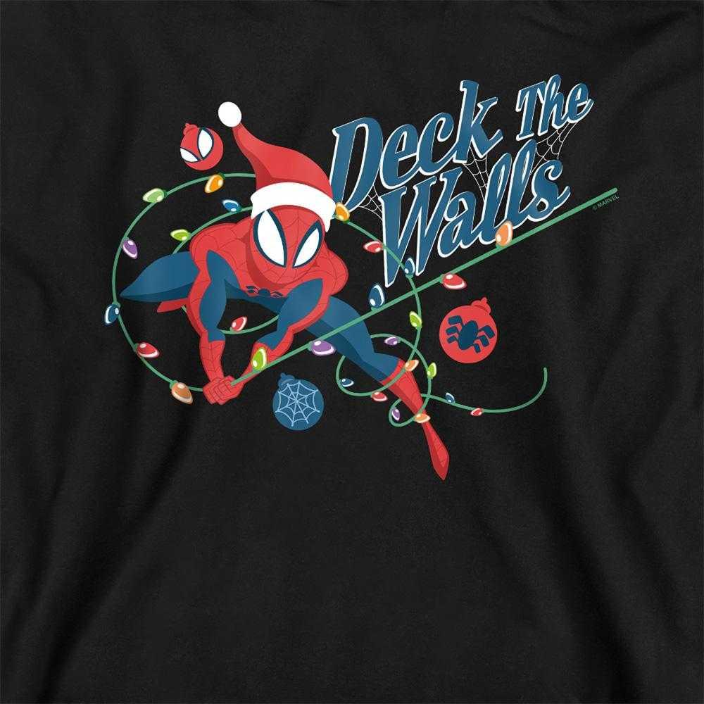 Spider-Man Childrens/Kids Deck The Walls Hoodie