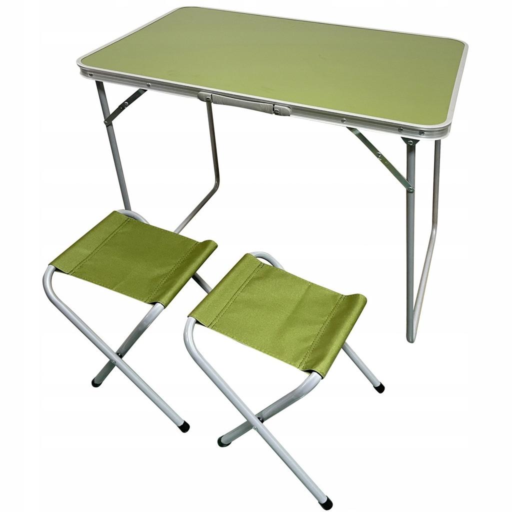 Foldable Camping Table + 2 Chairs