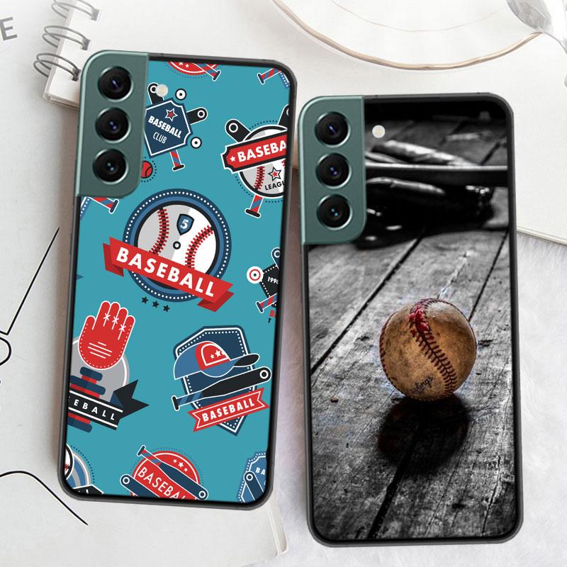 Baseball Phone Case For Samsung Galaxy S22 S25 Ultra S21 S10 Plus S25Edge S20 S23 S24 FE S10E Cover Silicone Soft TPU Clear Shel