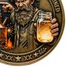 Клуб самогонщиков-нарушителей Коллекционная монета Двусторонняя Винтажная Металлическая Монета-Сувенир с Черепом для Питья Памятный Жетон для Коллекционеров Подарок