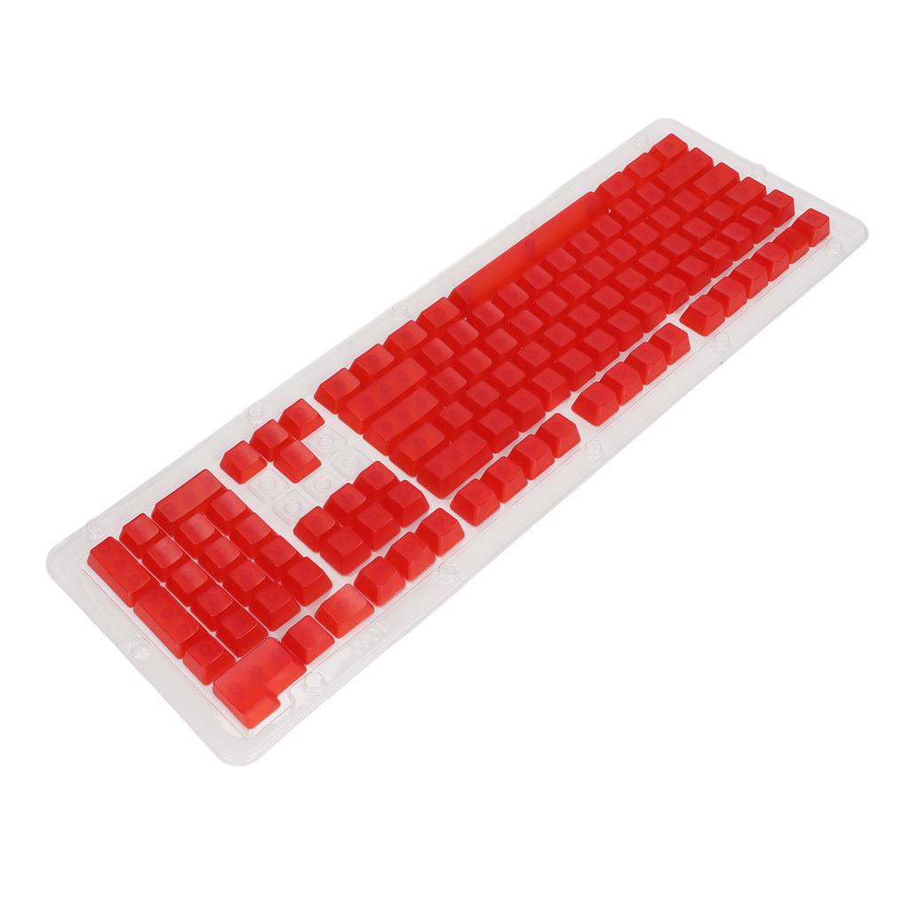 Keyboard Keycaps 108 Key OEM Height DIY Transparent Matte Mechanical Keycap for 6187104 Key