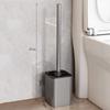 Wall Mounted Toilet Cleaning Brush Long Handle Bathroom Cleaning Tools Toilet Brush Holders