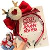 Fluffy Plush Xmas Tree Hair Loop Cartoon Children Headwear Cute Christmas Headband