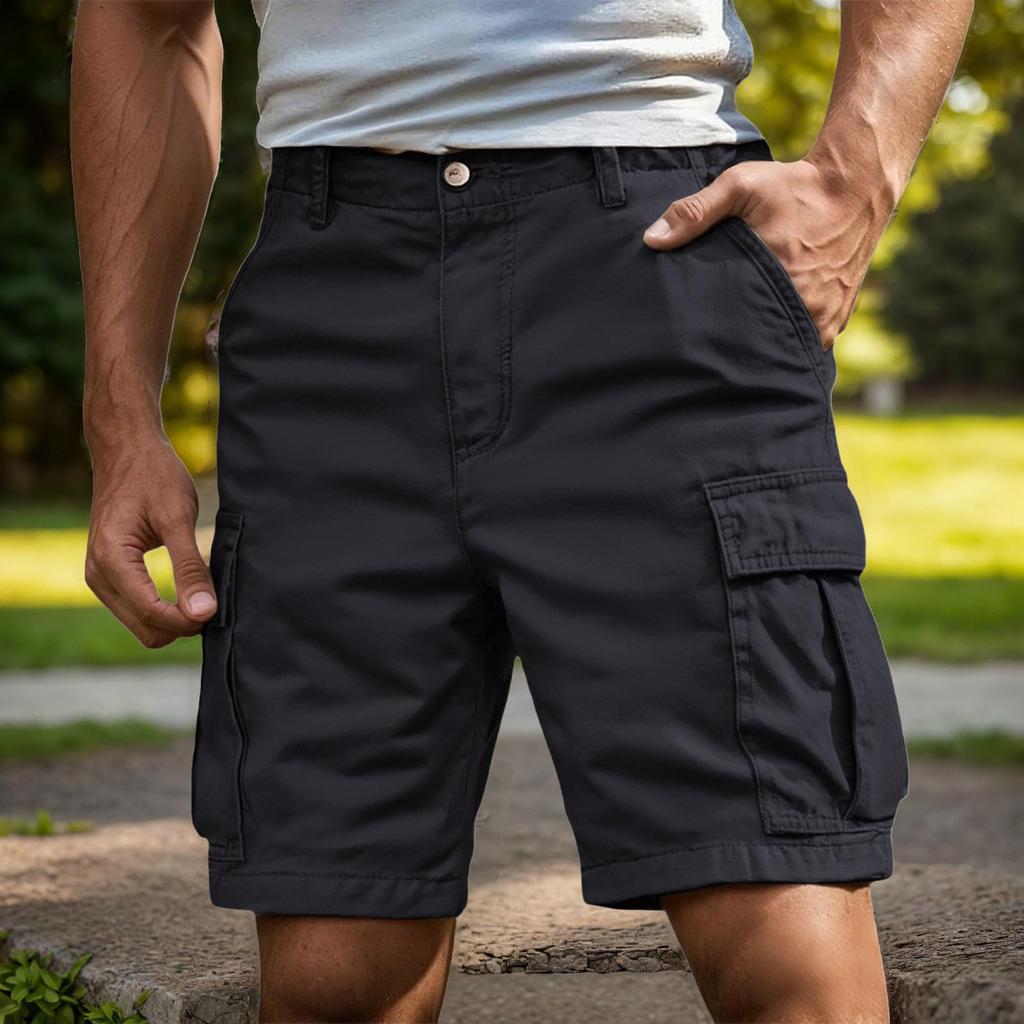 Men's Hiking Cargo Shorts Quick Dry Outdoor Travel Shorts For Men With Multi Pocket For Fishing Casual