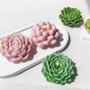 3D Fleshy Succulent Series Candle Silicone Mold DIY Flower Plaster Soap Mold Valentine's Day Gift Handmade Candle Making