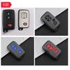 Чехол для ключа автомобиля из ABS-углерода для Toyota Aqua Rav4 Land Cruiser Camry Prado Corolla Prius Чехол Бесключевой Пульт Дистанционного Управления 2 3 Кнопки 2013 20