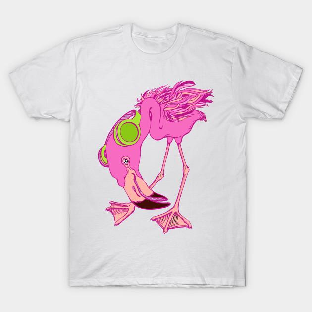 T Shirt Women Flamingo Shake Your Tail Feather Harajuku Print Kawaii Tshirt Summer Short Sleeve Female T-Shirt Top Tee