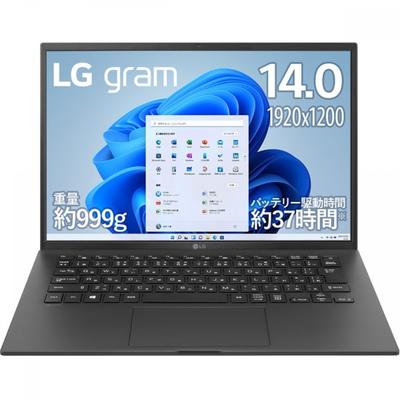 Бизнес-модель ноутбука Lg Electronics Lg Gram 14 дюймов Core I5 1340p Память 16 ГБ SSD 512 ГБ Windows 11 Pro Obsidian Black 14zb90r Np55j