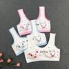 Cartoon Rabbit Print Lycra Cotton Bandeau Bra for Girls