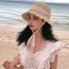 New Hat Straw Hat Women's Beach Big Brim Hollow Sun Hat Children's Ruffle Edge Foldable Small Fresh
