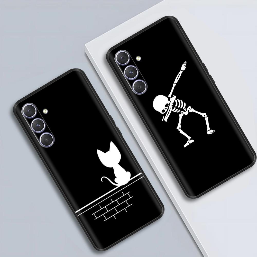 Чехол для телефона Samsung M14 A24 A34 A54 5G, мягкий силиконовый ТПУ задняя крышка для Samsung Galaxy M14 SM-M146B, чехлы, обложка, Coque