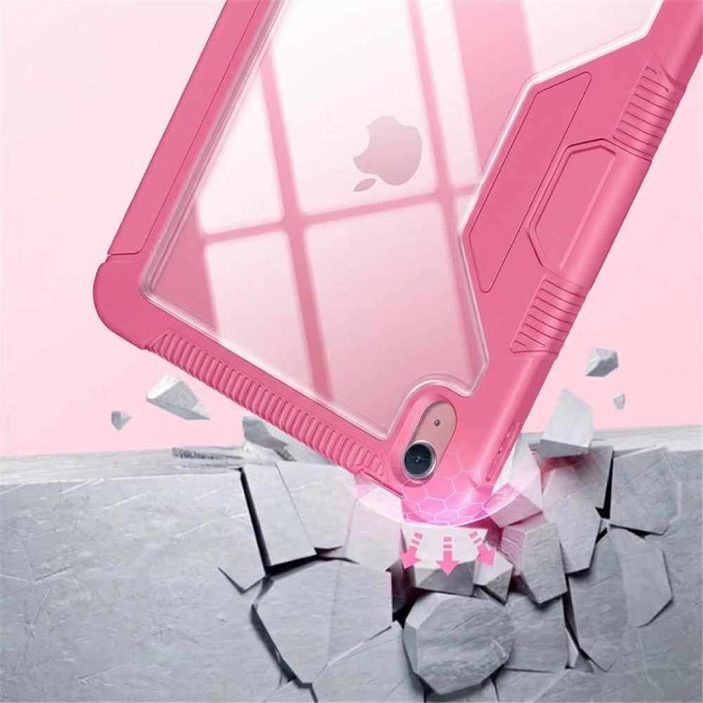 Case for iPad 11" 2025 A16 (11th gen.) / iPad 10.9" 2022 (10th gen.) with flap and stand, pink
