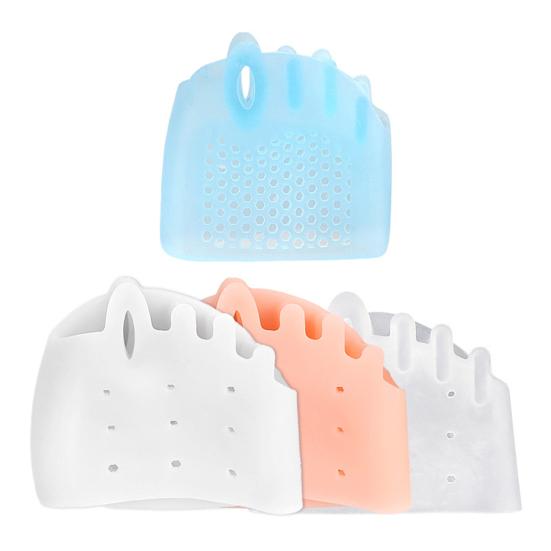 4 пары силиконовых разделителей пальцев ног для женщин, мягкие разделители пальцев ног для перекрывающихся пальцев ног, корректор стопы, выпрямитель для перекрывающихся пальцев ног