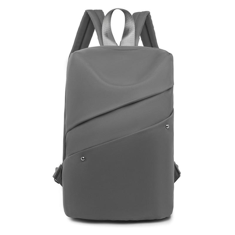 Новая корейская версия с большой вместимостью, простой однотонный повседневный рюкзак из ткани Оксфорд, рюкзак для путешествий на открытом воздухе для женщин