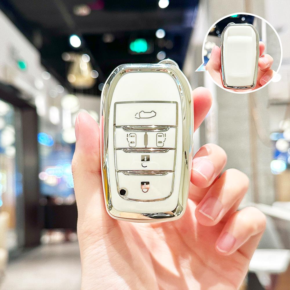 2/3/4/5/6 кнопок Авто Бесключевой ТПУ Чехол для ключа автомобиля для Toyota Land Cruiser Prado150 RAV4 Venza SIENNA Corolla Camry Yaris