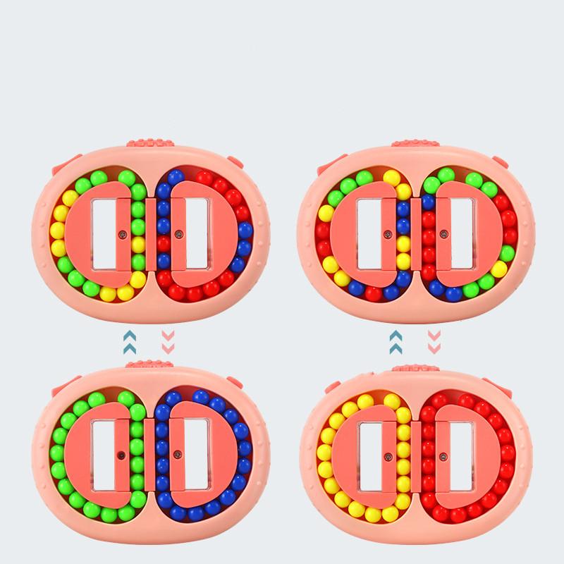 Новые детские вращающиеся волшебные бобы, игрушки на кончиках пальцев, детские пазлы из бисера, обучающие игры для взрослых, игрушка для снятия стресса