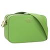 Мини-сумка-камера Kate Spade Madison KC584 из кожи сафьяно, на плечо, аутлет (Черепаховый зеленый) - Женская сумка,