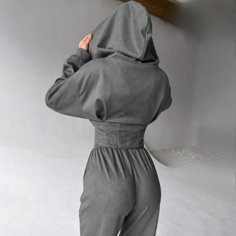 Укороченная куртка в европейском и американском стиле для горячих девушек с поясом-рыбьей косточкой и утягивающей толстовкой на молнии