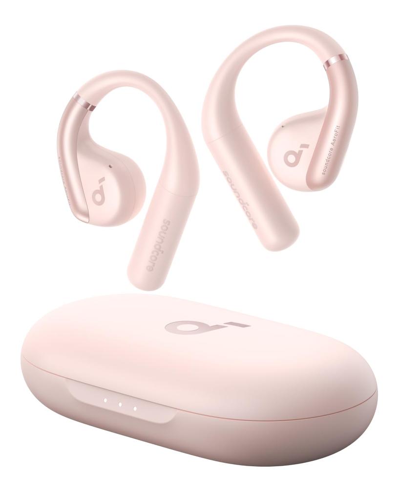 Anker Soundcore AeroFit Wireless Earphones IP57 Dustproof and Waterproof Standard Up To 42 Hours of Playback Connection PSE Technical Standards Pink