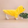Autumn and winter new dog clothes little yellow duck shape transformation clothing thickened and warm Bichon Teddy pet clothing
