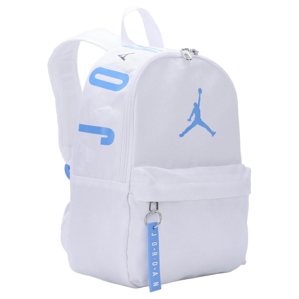 New Jordan Polyester Backpack Small Size Unisex Blue & White JD2443016TD-005