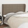 VidaXL Headboard with Ears Taupe 183x23x118-128 Cm Fabric3117974
