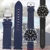 Мужской спортивный ремешок для часов Mido M026.629 M026.430 Ocean Star Pilot Нейлоновый холст Натуральная кожа нижняя часть ремешка 22 мм Аксессуары