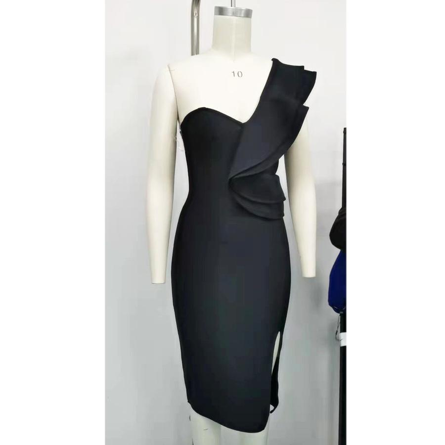 Бандажное платье облегающее облегающее платье с запахом на бедрах летнее кружевное черное вечернее платье новая женская одежда для женщин