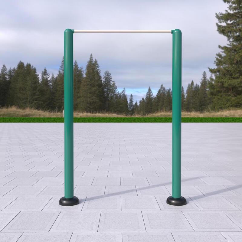 Уличный тренажер для наклонов вперед сидя