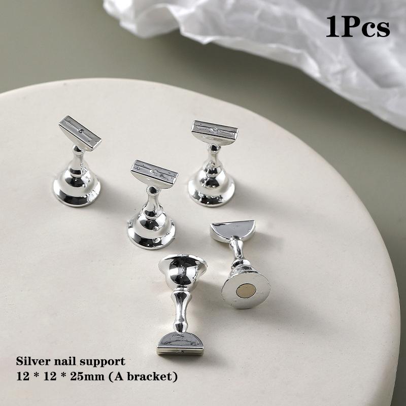 1 шт., акриловая подставка для ногтей, держатель для типсов, магнитная подставка для практики маникюра, подставка для ногтей своими руками, инструмент